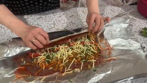 Рулет из куриного фарша