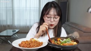 맛있는 신김치는 못참지! 김치볶음밥 김치찌개 먹방 Kimchi fried rice & Kimchi stew Mukbang Asmr