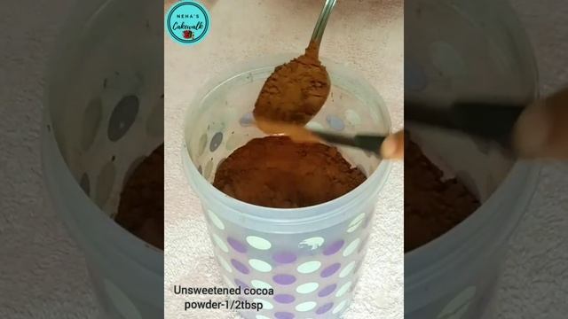 1Min Healthy Chocolate Banana Teacup Cake | 1Min Microwave Recipe смотреть онлайн