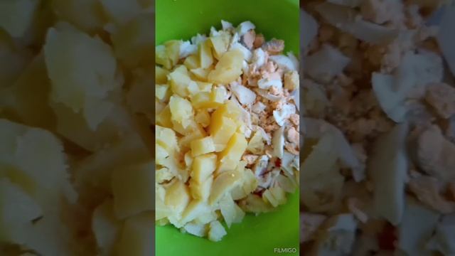 Салат с чипсами смотреть онлайн