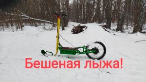 Электро снегокат для взрослых самодельный.