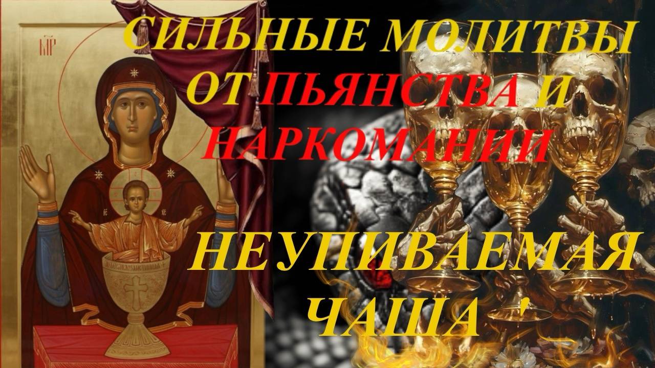 СИЛЬНЫЕ МОЛИТВЫ ОТ ПЬЯНСТВА, АЛКОГОЛИЗМА,ЗАПОЯ И НАРКОМАНИИ. СЛУШАЙ В ТЕЧЕНИИ 40ка ДНЕЙ!