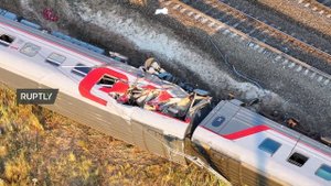 Волгоградсверху - сход поезда в Котельниково