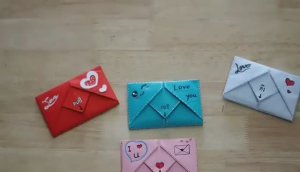 Милая и простая поздравительная открытка! Как сделать открытку на День святого Валентина!