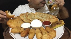 Street Food in Baku / Azerbaijan 🇦🇿| Pirozhki with Potato 🥔& Beef Liver | Gutabs | Pancakes| ASMR