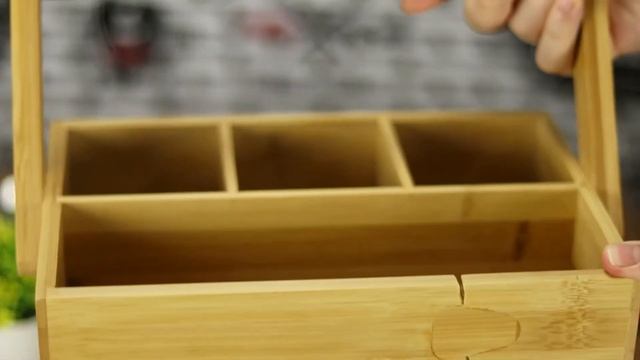 CABE MUITAAA COISA! Porta Talheres de Bambu Haus смотреть онлайн