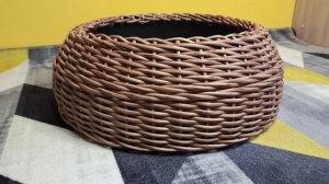Как сплести юбку для новогодней ёлки из ротанга. Часть 2.