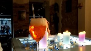 Aperol spritz + сухий лід