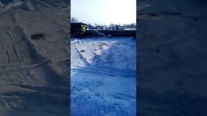 10 декабря,пришла зима,чистим двор 2021