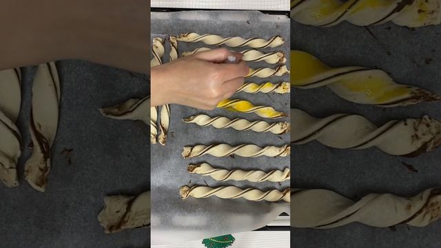 Шоколадные слоеные палочки #shorts #recipe #рецепты #простыерецепты смотреть онлайн