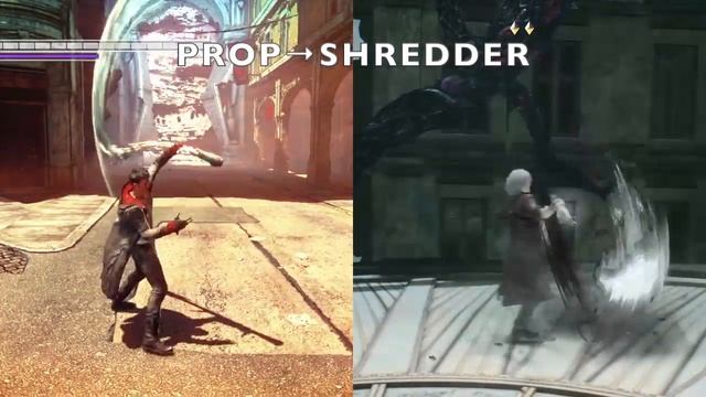 DｍC vs Devil May Cry 5 Dante Skills Comparison (moveset)/ダンテの技モーション比較 DmCvsデビルメイクライ５ смотреть онлайн