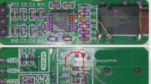 PCBComparer2: дорожки между контактами, выделение