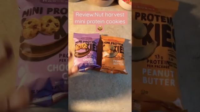 Review :Not harvest, protein, mini cookies peanut butter & chocolate chip cookies 🍪 смотреть онлайн