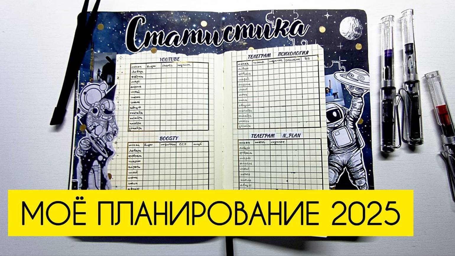 МОЁ ПЛАНИРОВАНИЕ 2025. КАК ВСЁ УСТРОЕНО И ПОЧЕМУ ИМЕННО ТАК? Коллекции. #bulletjournal #буджо