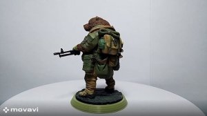 Медведь. Покрас миниатюры