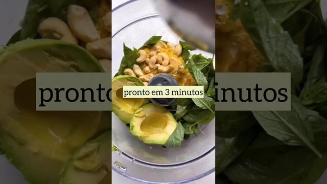 Receita de PESTO com avocado 🥑🤩 Pronta em 3 minutos! смотреть онлайн