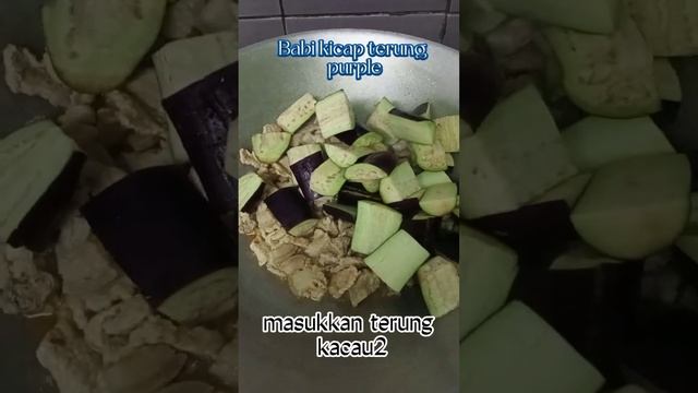 Masak babi kicap terung purple #shorts смотреть онлайн