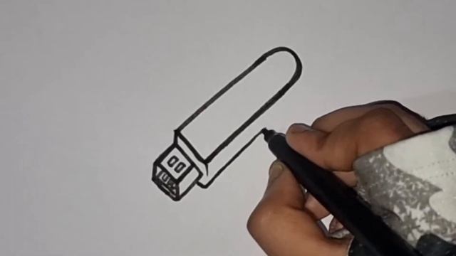 How to draw pendrive | Pendriveni qanday chizish mumkin | Как нарисовать флешку | DFK Jes ART смотреть онлайн