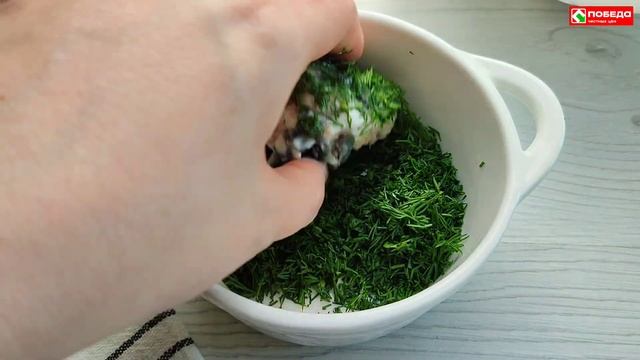 Новогоднее меню с магазином ПОБЕДА! Рецепт закуски "Ёлочки" смотреть онлайн