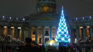 Новогодние вечера в Петербурге. Рождество у Казанского собора