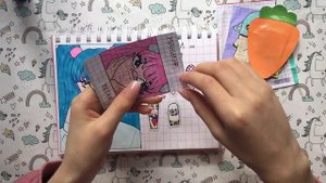 🌸Бумажные сюрпризы 🌸новинка: стикеры Пинки || Киса Плюша