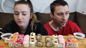 РОЛЛЫ НА МУКБАНГ | ROLLS MUKBANG #mukbang #мукбанг