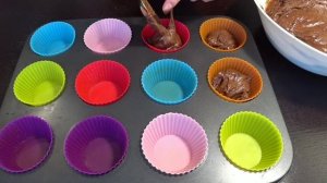 🧁шоколадный десерт - шоколадные кексики(маффины) с мягкой шоколадной глазурью😋 простые, вкусные