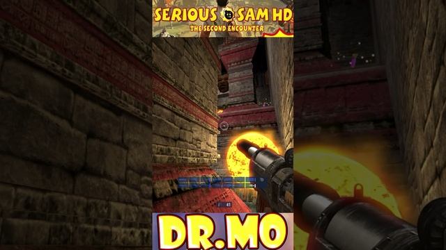Serious Sam HD The Second Encounter интересный момент снаряда врага #shorts #ss #sam #game #игра #юм