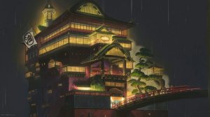 Унесённые Призраками Гибли | Ghibli – Spirited Away | Rainy Night - Живые Обои