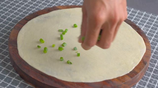 Scallion Pancakes Like Flaky Pastry : Spring Onion Pancakes : Green Onion Pancakes