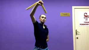 Нунчаку фристайл видеоуроки- горизонтальная вертушка