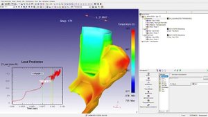 DEFORM 3D. Моделирование процесса горячей штамповки.