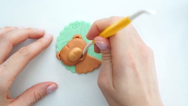 Teddy Bear Cupcake Topper Tutorial - Fondant / Icing / Gumpaste