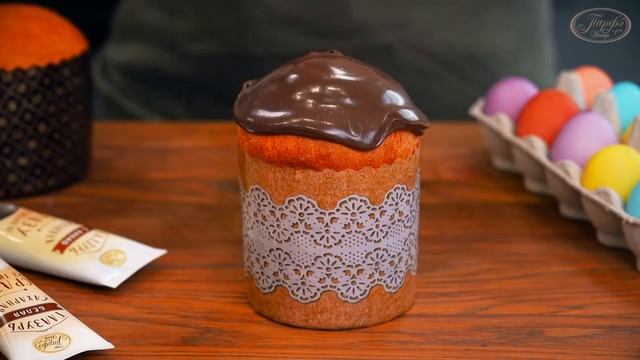 Шоколадная глазурь для кулича