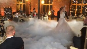 Тяжёлый дым на свадьбу от дым.рус и dryice.pro