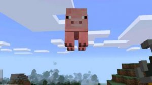 Видео для новичков Minecraft. Как летать на свиньях.