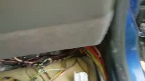 Mercedes W209, протяжка проводов из под капота в салон.