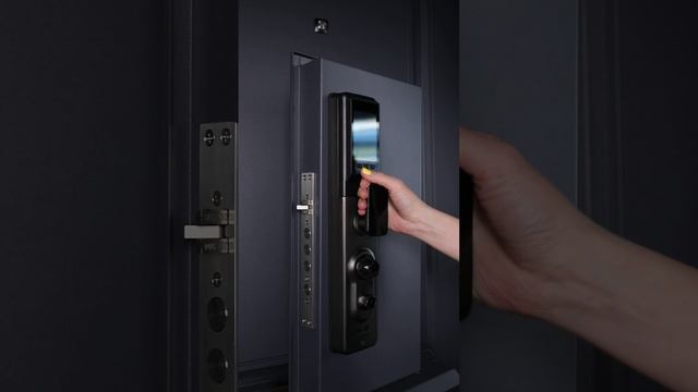 Биометрический врезной дверной замок Smart lock DZ015B