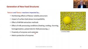 Cheese structure and the genesis of flavour development