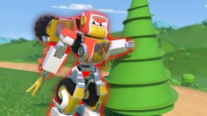 РОБОТ-ПРИШЕЛЕЦ превращает СТРОИТЕЛЬНЫЕ МАШИНЫ в ГИГАНТОВ! Помоги, СУПЕР РОБОТ! - Трансформация