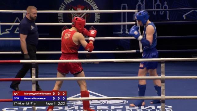 17.03.2023 \\ Чемпионат России по тайскому боксу. Магнитогорск. Ринг А