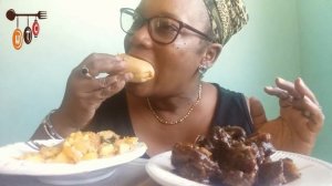 Trinidadian  🇹🇹  Eating Jamaican 🇯🇲 Food:  Jamaican Ackee & Saltfish, Jamaican Pattie, Oxtails