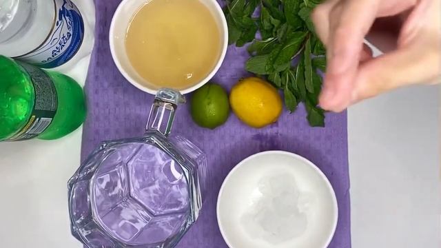 Жаздың ыстығында СЕРГІТКІШ МОХИТО үйде дайындаймыз! Дайын СИРОПСЫЗ, ЕҢ ОҢАЙ ӘДІСПЕН!