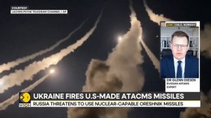 Russia attacked by 8 ATACMS missiles in strategic strike - Professor Glenn Diesen on WION