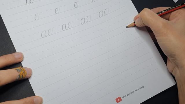 Práctica de Caligrafía | Conexión "ae" - "ea"