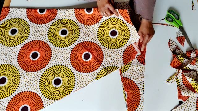 Circle/Cape Gown With Spaghetti Hand | Ankara Fabric| смотреть онлайн