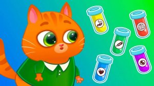 КОТИК БУБУ.Бубу И ЗЕЛЬЯ, ЧЕЛЛЕНДЖ.Мультик игра Bubbu про котят  на TV Мяу
