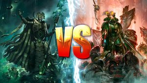 warhammer40k Necrons VS Dark Angels