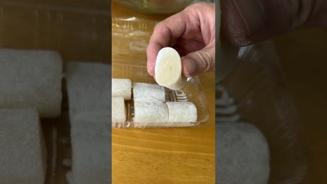 🍌🍡Sweet Banana Mochi Roll🍌Chinese Pastry Dessert 🍡 #streetfood #shorts