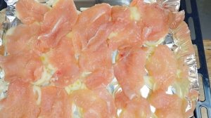 мясо по французски с курицей